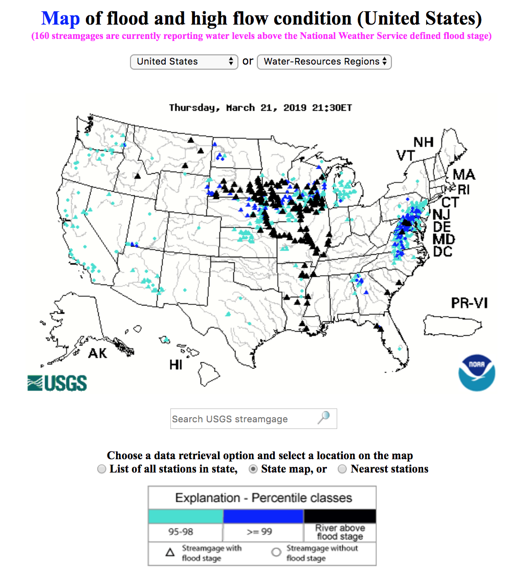 Wisconsin Flood Map 2019 2019 Flooding Usa 4730