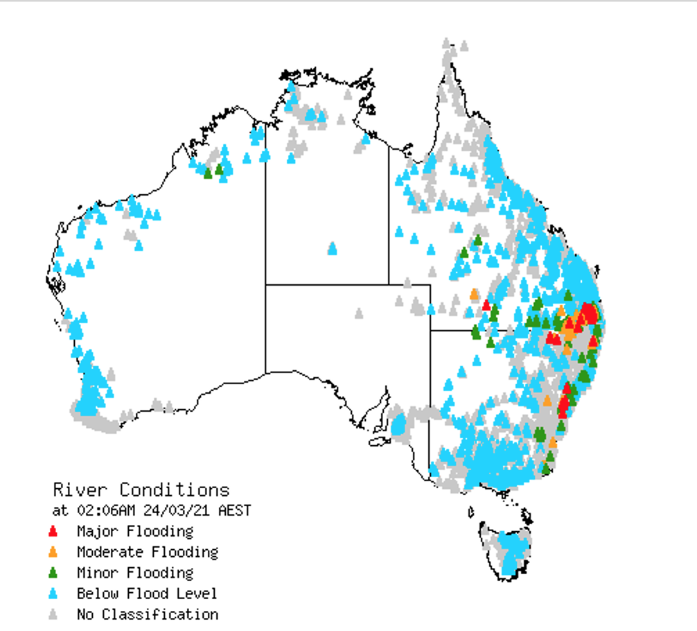 Australia Flooding 2022 Map